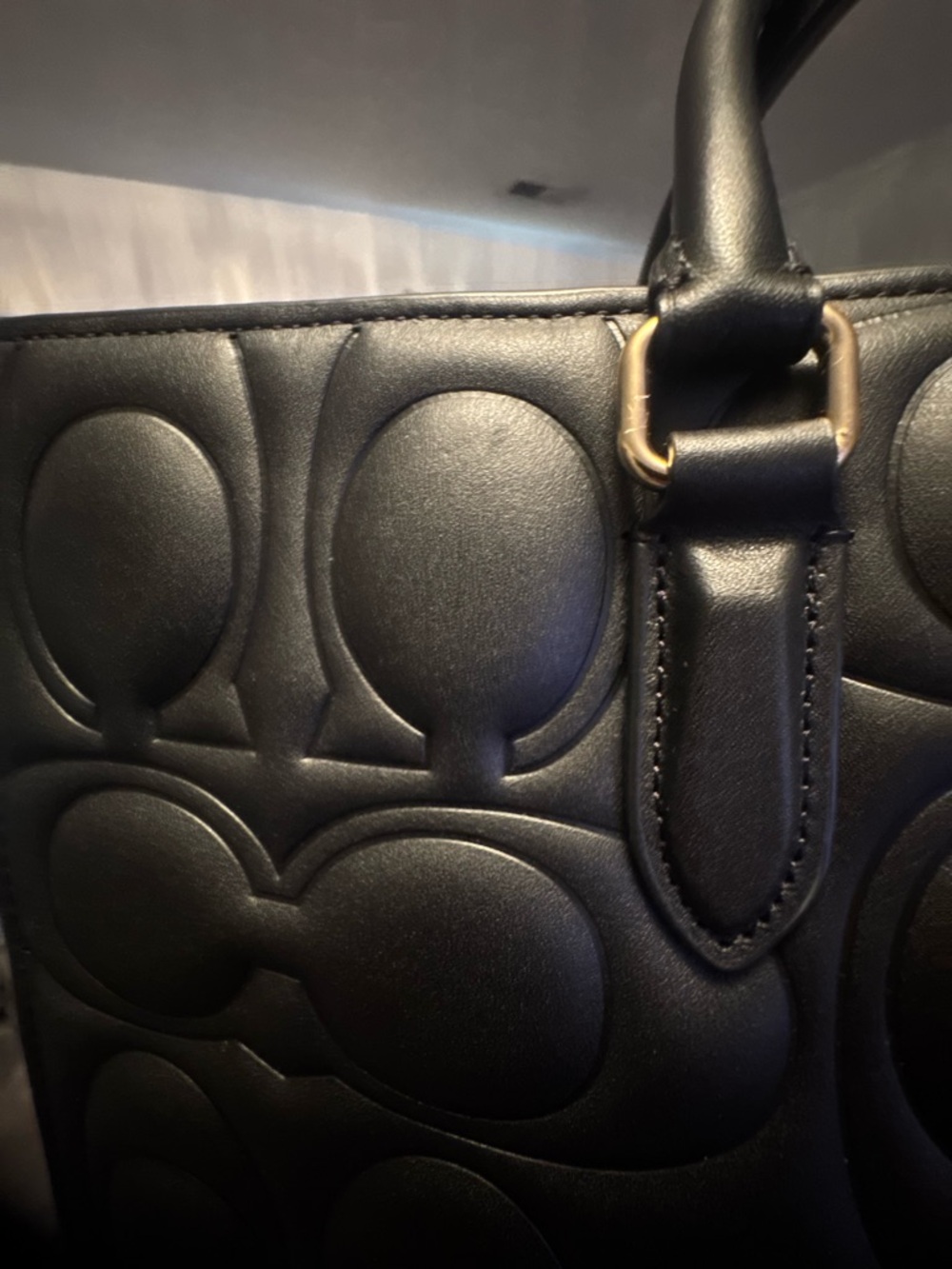 Coach Maggie Tote Bag In Signature Leather - Picture 8 of 11
